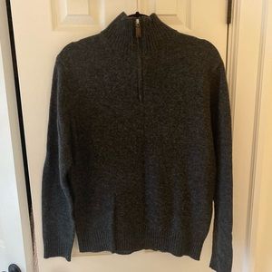 Men’s J.Crew Half Zip Sweater Size Medium